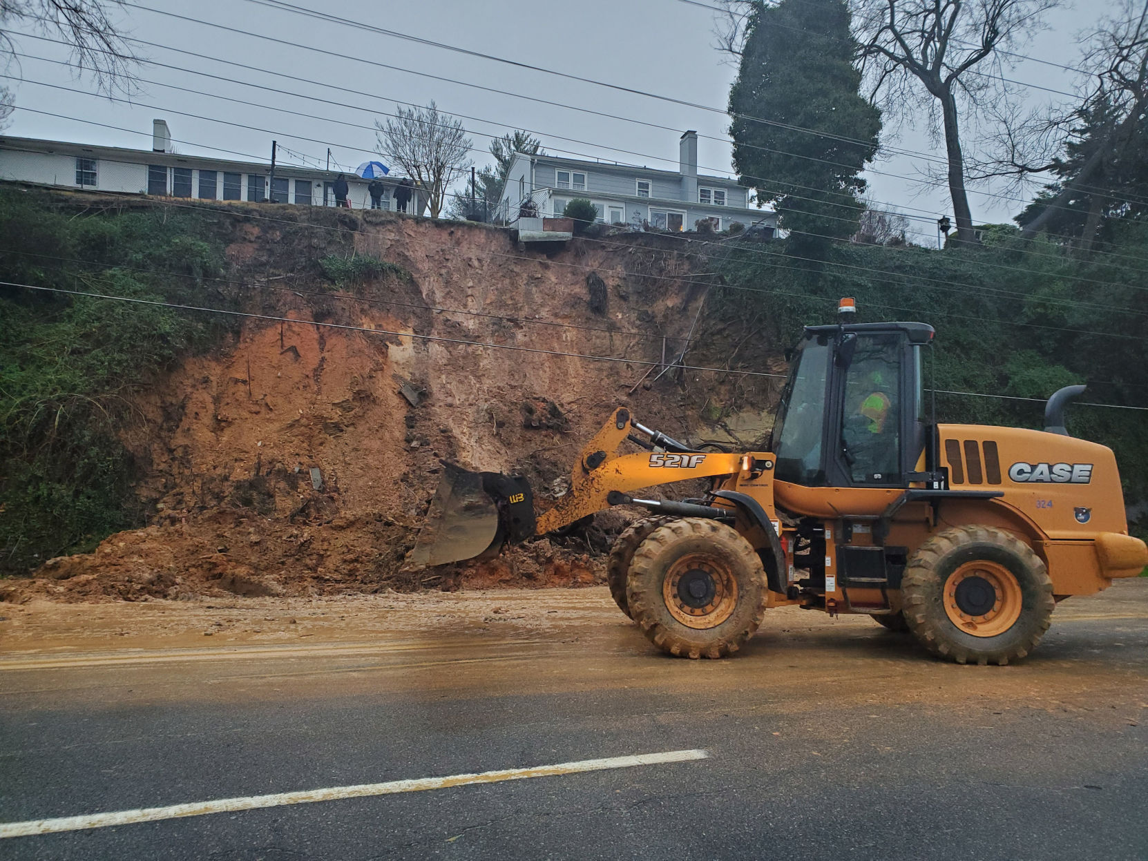 Landslide blocks Memorial Drive, traffic diverted for rest of day